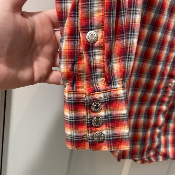 Ralph Lauren Western Wear 100% cotton vintage size 4 plaid button down 🤠 - Picture 6 of 14
